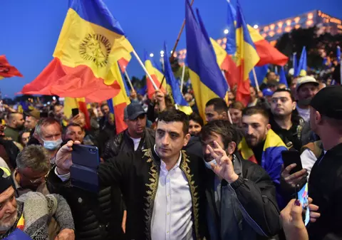 Politologul Cristian Pîrvulescu analizează „nunta politică” a lui George Simion: „E un populist total. E campanie electorală pentru prezidențiale”