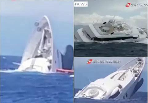 Un iaht de lux s-a scufundat în largul coastelor italiene. Pasagerii, salvați de o navă de patrulare românească