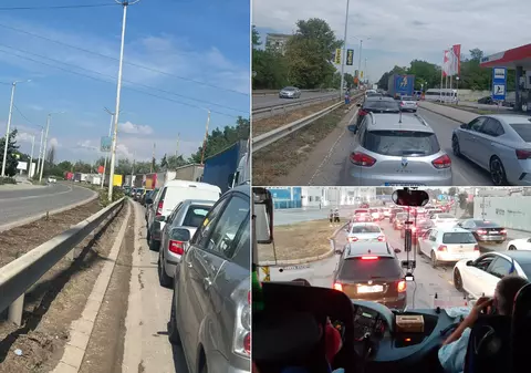 Timpul de așteptare din Vama Ruse, de la 15 minute până la 8 ore. Autoritățile române dau vina pe bulgari și taxa lor de pod, turiștii pe TIR-uri