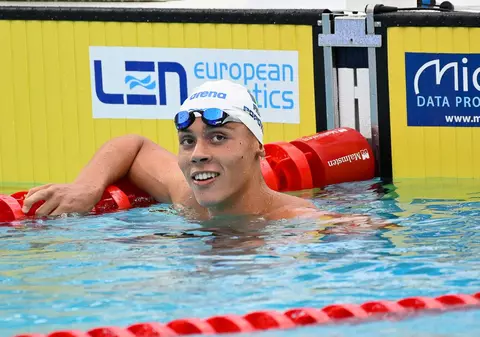 David Popovici, prima reacție după ce a doborât recordul mondial la proba de 100 de metri liber la Europenele de la Roma