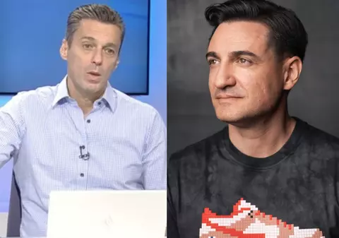 Mircea Badea, ironic la adresa lui George Buhnici: „Uitați-vă la mine, arăt ca un minor”. Cum s-a fotografiat cu Carmen Brumă la plajă