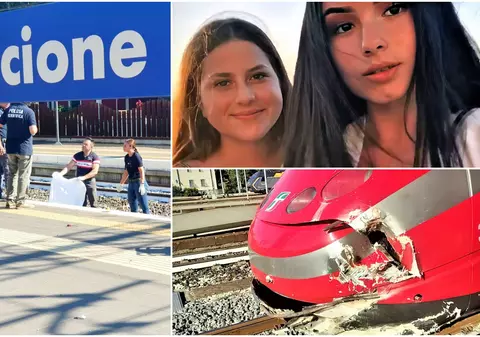 Fiicele de 15 și 16 ani ale unei românce, spulberate de un tren de mare viteză care a frânat la 700 de metri după impact, în Italia