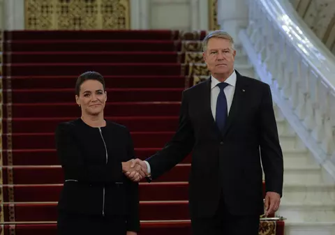 Klaus Iohannis s-a întâlnit cu președintele Ungariei, Katalin Novak. „Este fundamental ca proiectele de interes să fie realizate în România”