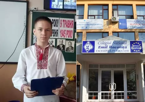 Elevul ucrainean din Iași care a început școala azi după programa românească. „Vrea să devină arhitect și să ajute la reconstrucția țării”
