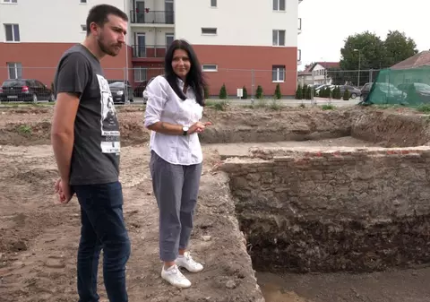 O parte din orașul roman Apulum, descoperită pe locul unde se ridică un hotel