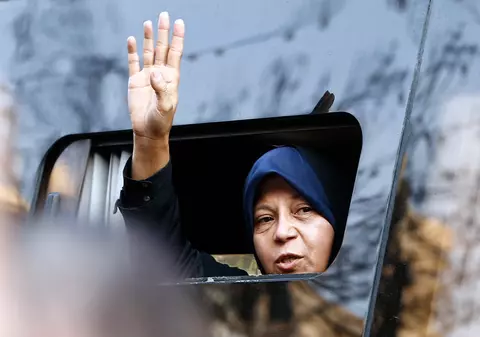 Fiica unui fost președinte din Iran, arestată, sub acuzația că a incitat oamenii la proteste