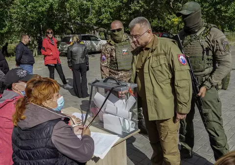 Rezultatele parțiale ale referendumurilor din Ucraina, anunțate de Moscova. Câți oameni au votat pentru anexarea a 15% din țară la Rusia