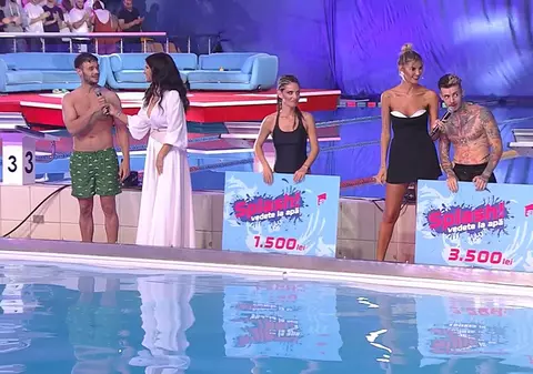Mellina și Zanni s-au calificat în finala săptămânii „Splash! Vedete la apă”. Câți bani au câștigat cei doi în semifinală