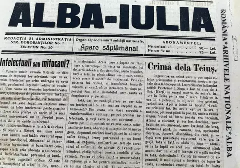 Crima care a zguduit Alba Iulia și Teiușul în perioada interbelică: De ce a fost ucis un jurnalist în clădirea unei bănci