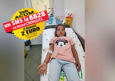 Pentru a supraviețui, Crenguța are nevoie de 20.000 de lei lunar. În lupta cu cancerul, fetița de 7 ani este dependentă de tratamentul care a readus-o la viață