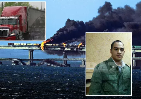 Proprietarul camionului care a explodat pe podul Crimeei e în viață: „Nu am nimic de-a face cu ceea ce s-a întâmplat”. Cine era la volan