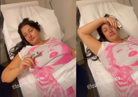 Gabriela Cristea a ajuns la spital în această dimineață. Tavi Clonda i-a fost alături