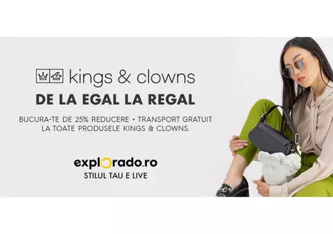 Explorado.ro a lansat propria colecție de haine sub brandul Kings & Clowns
