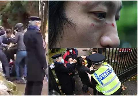 Un protestatar din Hong Kong a fost luat de pe stradă, dus în curtea consulatului Chinei și bătut, la Manchester