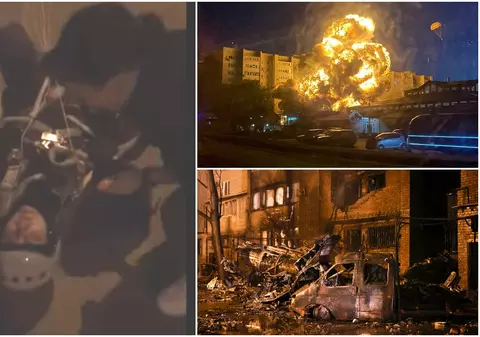 13 morți în blocul peste care a căzut un avion militar rusesc, la Eisk. Pilotul, filmat lângă locul exploziei: „Ați fost doborâți, nu?”