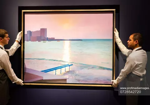 Un tablou pictat de artistul David Hockney s-a vândut cu 27,8 milioane de euro la licitație, la Londra