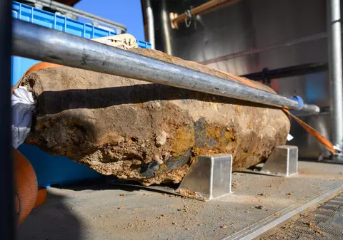 Bombă din Al Doilea Război Mondial, de 250 de kilograme, dezamorsată la Dresda. 3.300 de oameni au fost evacuați