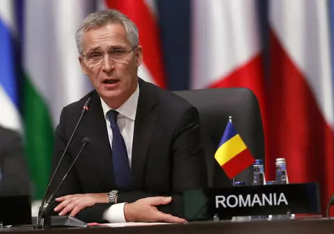 Jens Stoltenberg, după prima zi a reuniunii NATO: „Vom oferi sprijin non-letal pentru ca Ucraina să facă față consecințelor atacurilor”
