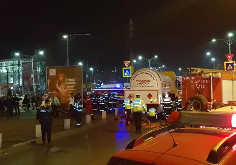 Pieton strivit sub roțile unei cisterne, în sectorul 6 din București. Poliția: a traversat neregulamentar
