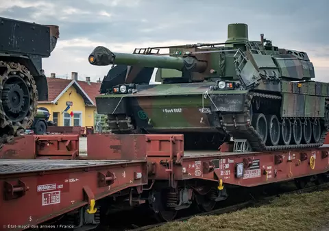 Tancurile franceze Leclerc au ajuns în România, în județul Brașov