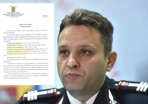 Parchetul confirmă că l-a inculpat pe generalul Radu pentru că și-a pus șoferul să-și asume un accident în locul său. IGSU spune că se va pensiona la 49 de ani. Pe ce bani?