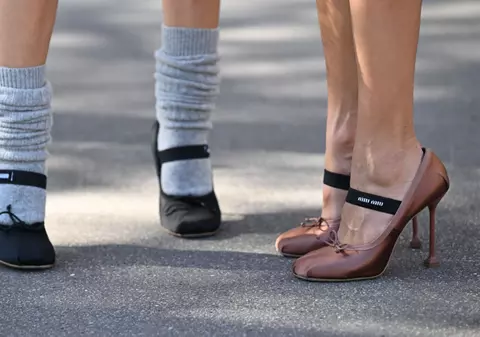 Fashion trend: pantofi cu toc și șosete