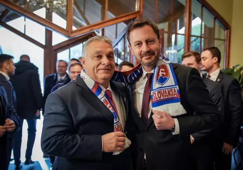 Ce fular i-a dat premierul slovac lui Viktor Orban, după controversa creată din cauza hărții cu Ungaria Mare