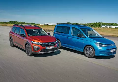 Nu sunt sportive, dar sunt de top pentru pasageri: VW Caddy 1,5 TSI versus Dacia Jogger TCe 110