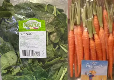 Spanac contaminat cu virusul hepatitei A, retras din magazinele Profi