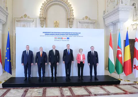 Acord important în energie, semnat la Cotroceni de România, Ungaria, Georgia și Azerbaidjan, în prezența Ursulei von der Leyen