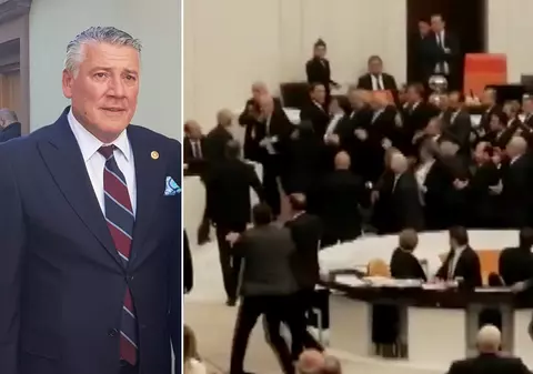 Deputat turc din opoziţie, „în stare critică” la terapie intensivă, după ce a fost lovit la cap într-o încăierare în Parlament - VIDEO