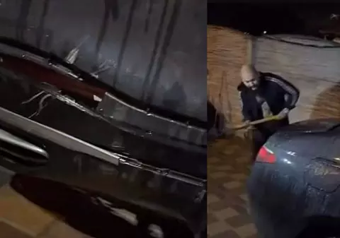 Dani Mocanu, filmat cum își lovește cu barosul mașina de 200.000 de euro: „Arestul la domiciliu lasă semne”. A primit provocarea pe TikTok