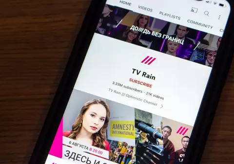 Postul rus independent Dozhd TV, amendat în Letonia, din cauza modului în care a relatat despre războiul din Ucraina