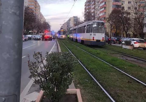 Accident grav pe Calea Rahovei. O fetiță de 10 ani a fost lovită de un tramvai