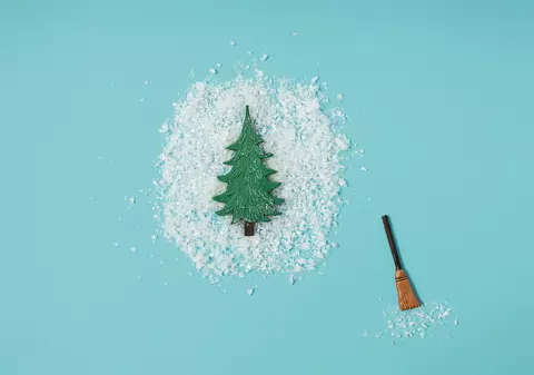 Cum să faci zăpadă artificială pentru decoraţiuni de Crăciun