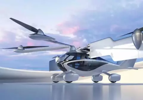 Prototipul vehiculului electric zburător Aska A5, prezentat la CES 2023