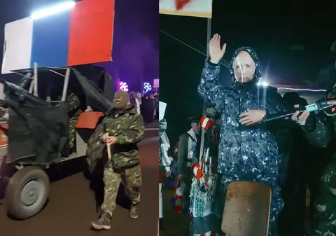 Presa din Ucraina prezintă pe larg scandalul mascaților îmbrăcați în ruși de la Berzunți: „Instigarea e anchetată”