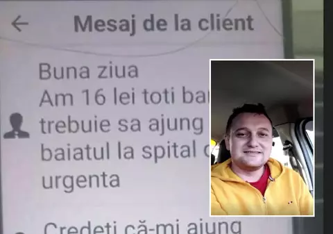 El e taximetristul devenit viral după ce o mamă care se ducea la spital cu copilul i-a spus că nu știe dacă-i ajung banii să achite cursa