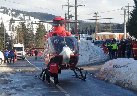Tânără transportată cu elicopterul SMURD la spital, în urma unui accident cu un ATV