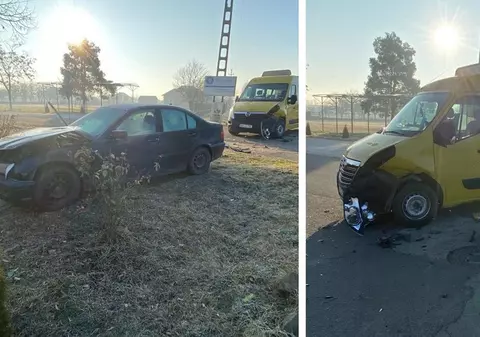 Trei elevi au ajuns la spital, în urma unui accident produs între un microbuz școlar și o mașină la Iratoșu, județul Arad