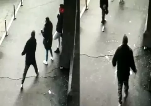 Femeie înjunghiată în fața Gării de Nord din București. Atacul a fost surprins de camerele de luat vederi