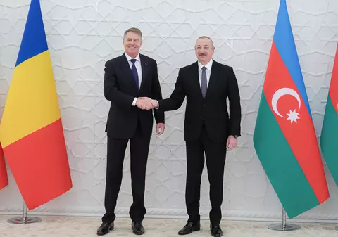 Președintele azer, după întâlnirea cu Klaus Iohannis: Vom folosi oportunitățile din România pentru a exporta gazul și pe alte piețe europene