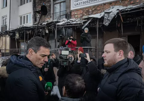 Premierul spaniol Pedro Sanchez, în vizită la Kiev: „Suntem aici pentru a-i arăta lui Putin că Ucraina rezistă”