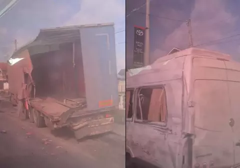 Microbuz cu 14 pasageri la bord, implicat într-un accident în Iași