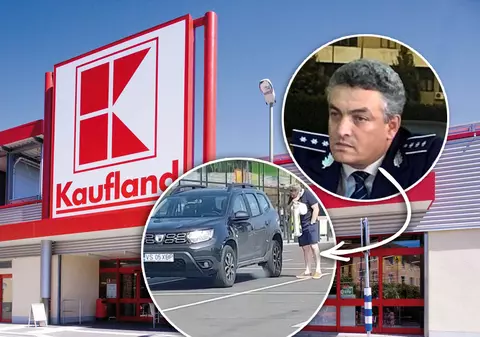 Kaufland, amendat cu 3.000 de euro după ce un angajat a livrat imaginile care îl surprindeau pe fostul șef al IPJ Vaslui cu mașina poliției la cumpărături
