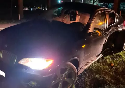 Un român care a fugit de poliție, după ce a făcut accident cu un BMW furat în Belgia, a fost găsit de un câine zăcând într-un șanț, în Olanda