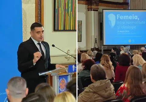 George Simion, către femeile din AUR, la o dezbatere despre feminism: „Schimbați modelul femeii în politică: ușoară, amantă, mahalagioaică”