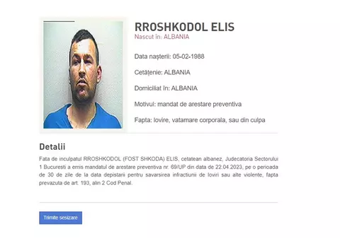 Agresorul patronului Nuba, dat în urmărire internațională, la 4 zile de la agresiune. A plecat din țară încă din seara atacului