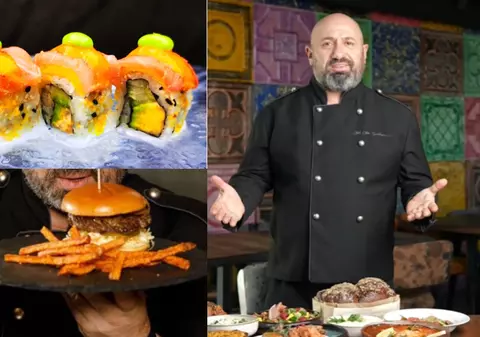 Ce prețuri are Cătălin Scărlătescu la restaurant. Cât costă o porție de sushi, de paste sau o salată