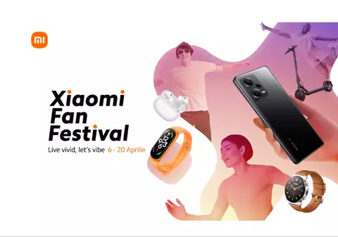 Primăvara intră în acțiune cu Xiaomi Fan Festival! Descoperă cele mai bune oferte pentru telefoane și alte produse Xiaomi